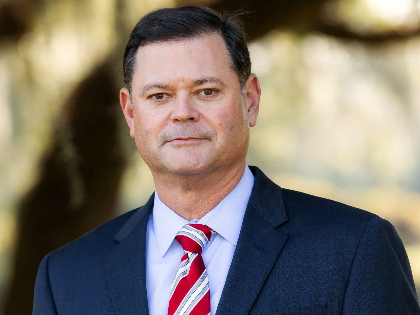 Attorney Erik Tadda of The Tadda Law Firm in a portrait taken outdoors